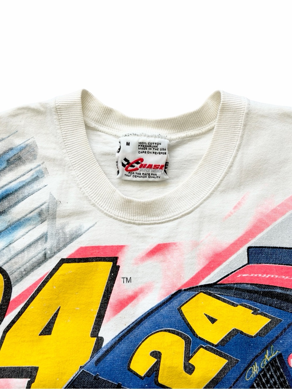 Vintage 1997 Jeff Gordon DuPont NASCAR All Over Print T-Shirt - Picture 3 of 6